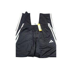 Adidas Kids Size Large Black Bold 3S Heather Fleece Jogger Sweatpants NWT